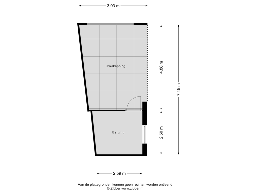 Bekijk plattegrond van Berging van Sluisgraaf 7