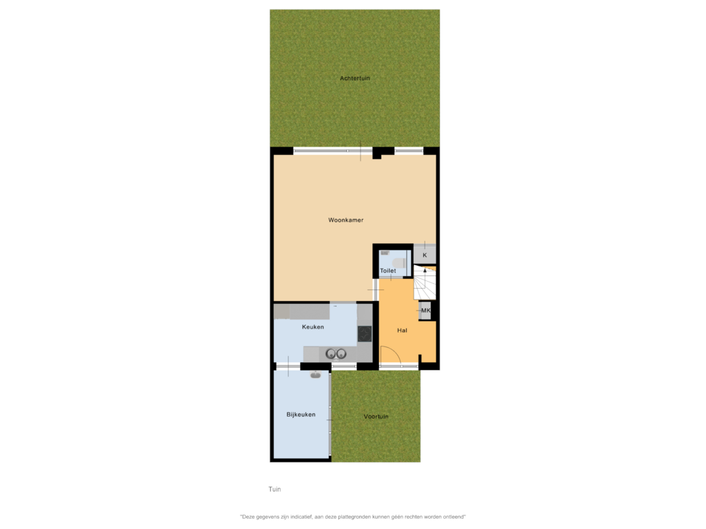 Bekijk plattegrond van Tuin van Bristolroodstraat 47