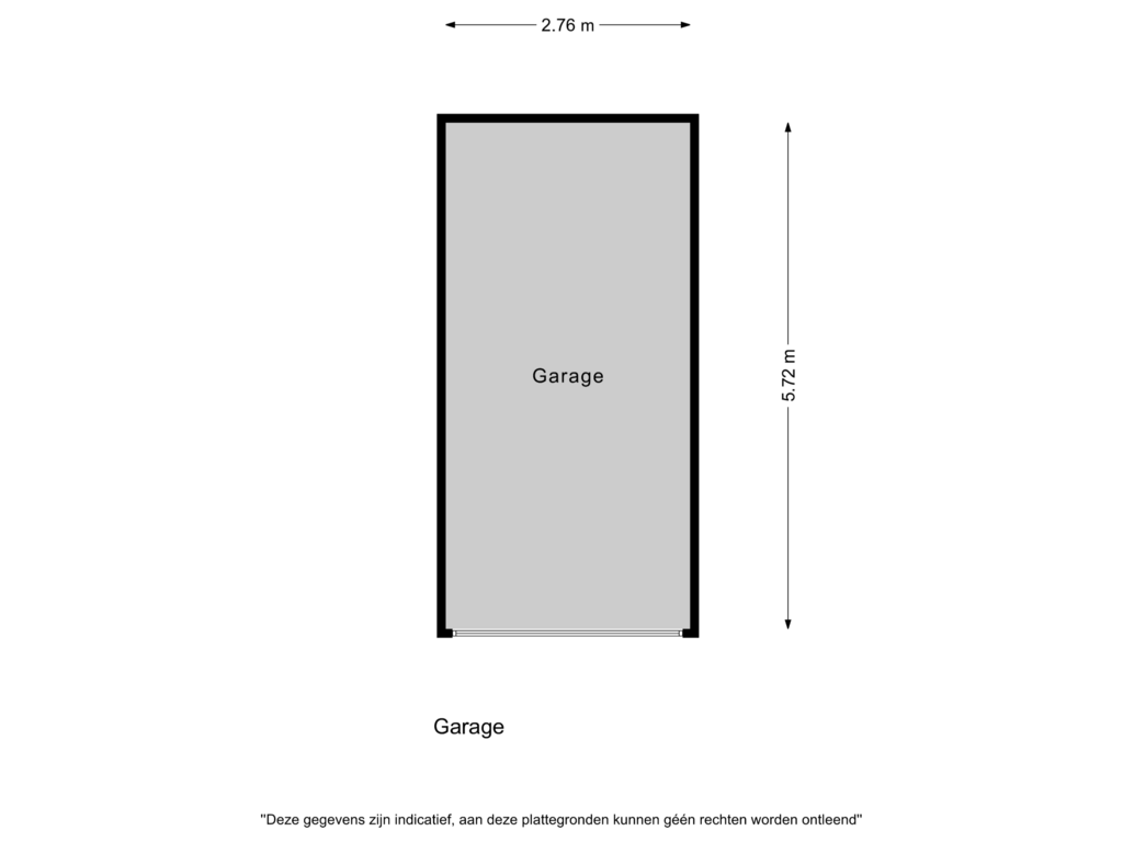 Bekijk plattegrond van Garage van Bristolroodstraat 47