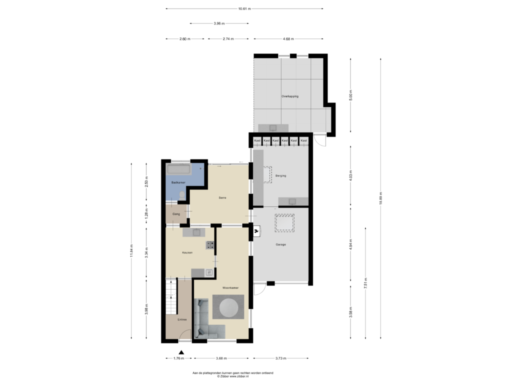 Bekijk plattegrond van Begane Grond van Molenstraat 10