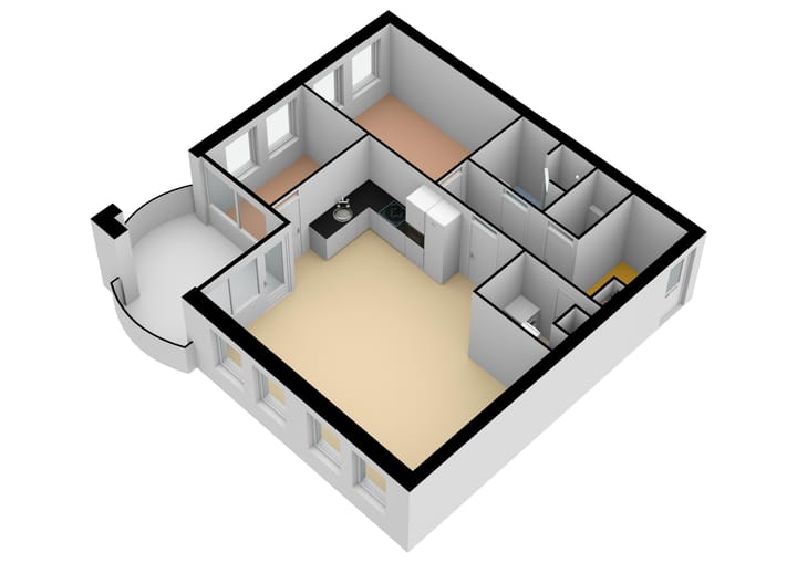 Foto 52 van Gruttostraat 1-12