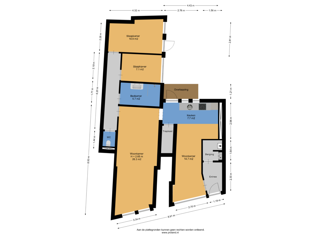 Bekijk plattegrond van Begane Grond van Nieuweburen 112-A