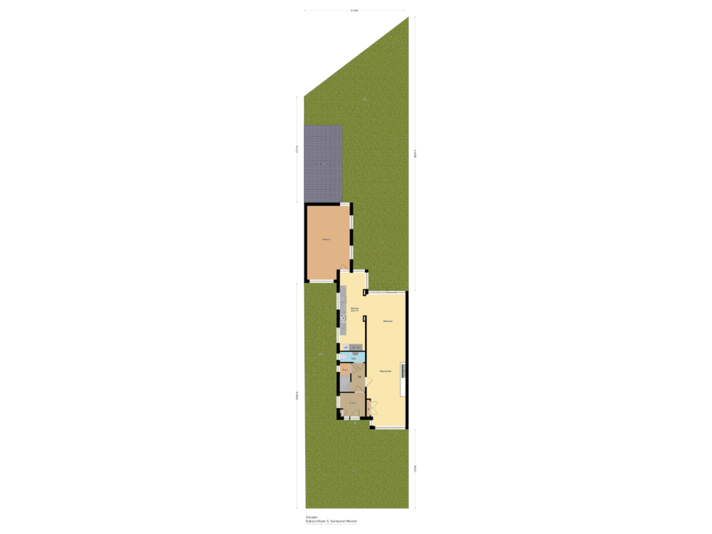 View floorplan of Situatie of Dijkzichtlaan 5