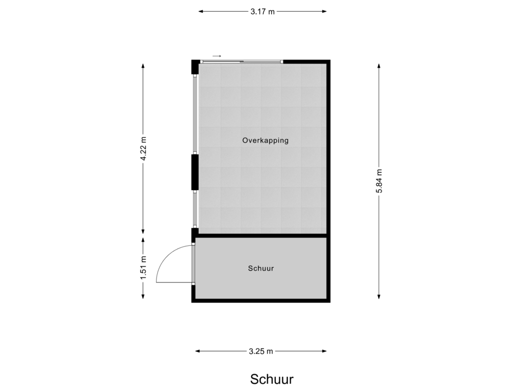 Bekijk plattegrond van Schuur van Pruimendijk 60