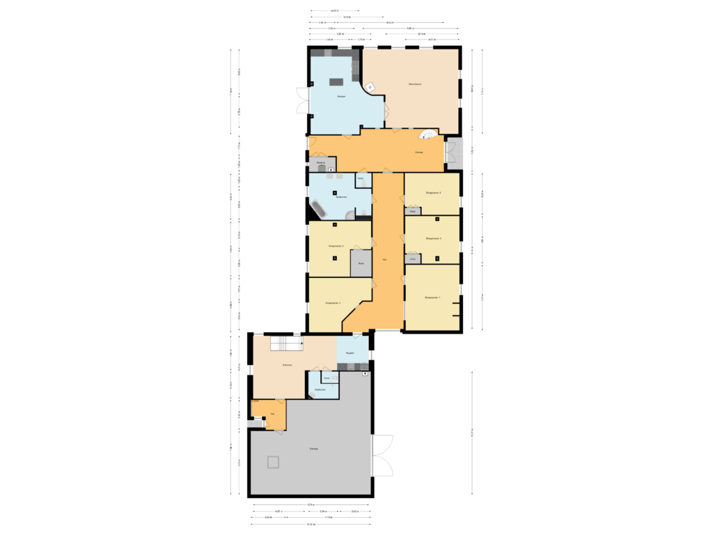 Bekijk plattegrond van Begane grond van Oshaarseweg 43