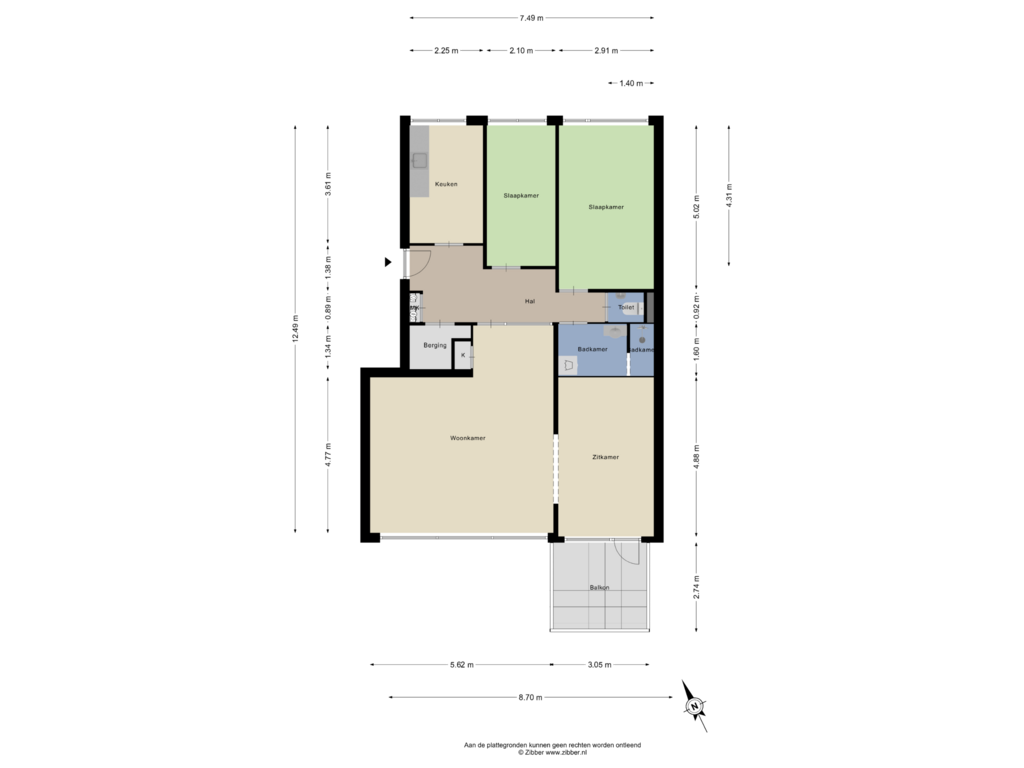 Bekijk plattegrond van Appartement van Sweelinckplein 96