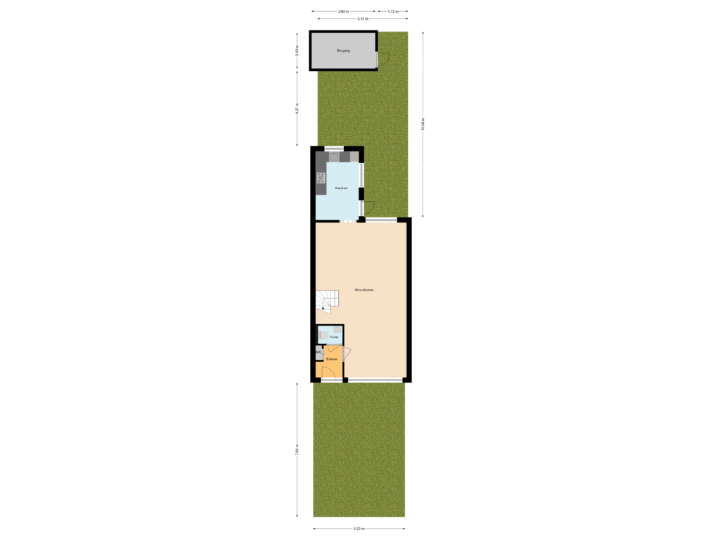 View floorplan of Situatie of Snaphaan 18