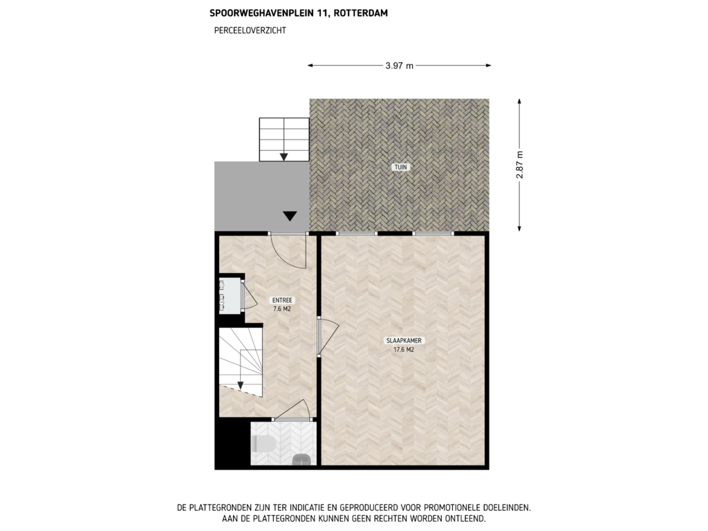 Bekijk plattegrond van perceeloverzicht van Spoorweghavenplein 11