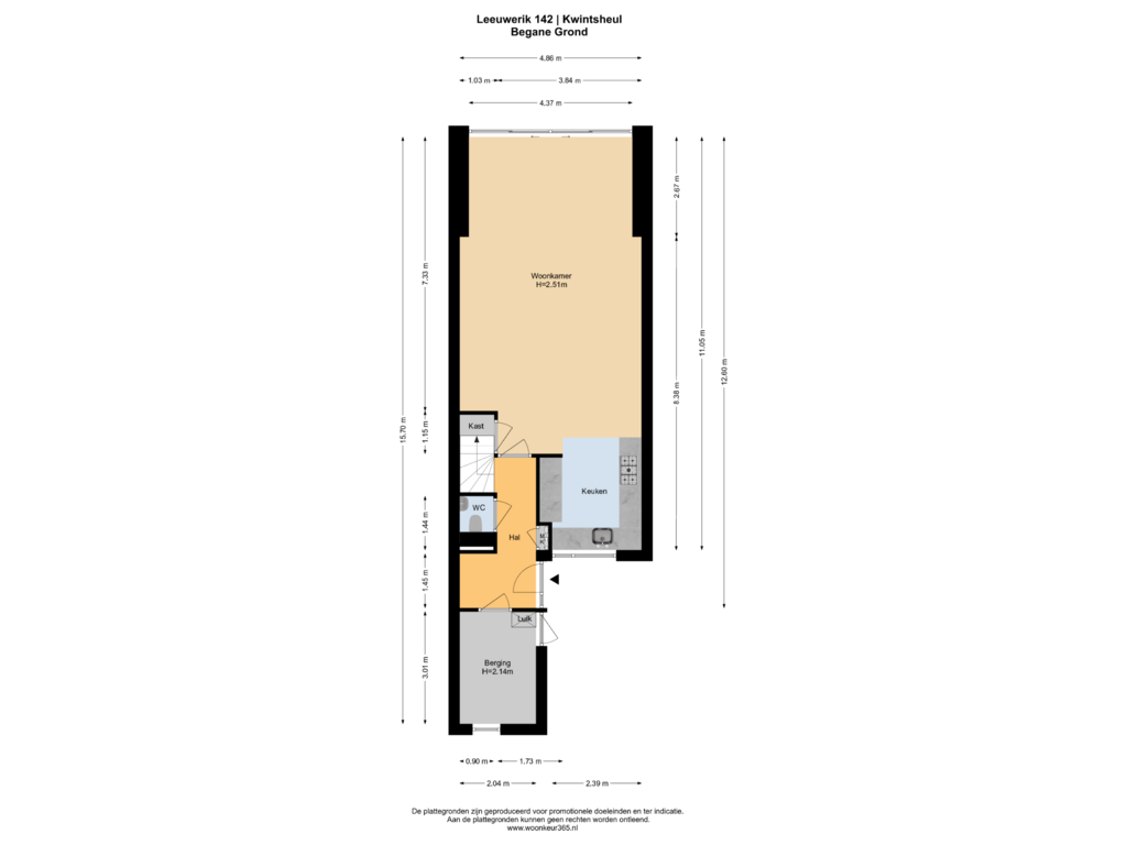 Bekijk plattegrond van Begane Grond van Leeuwerik 142