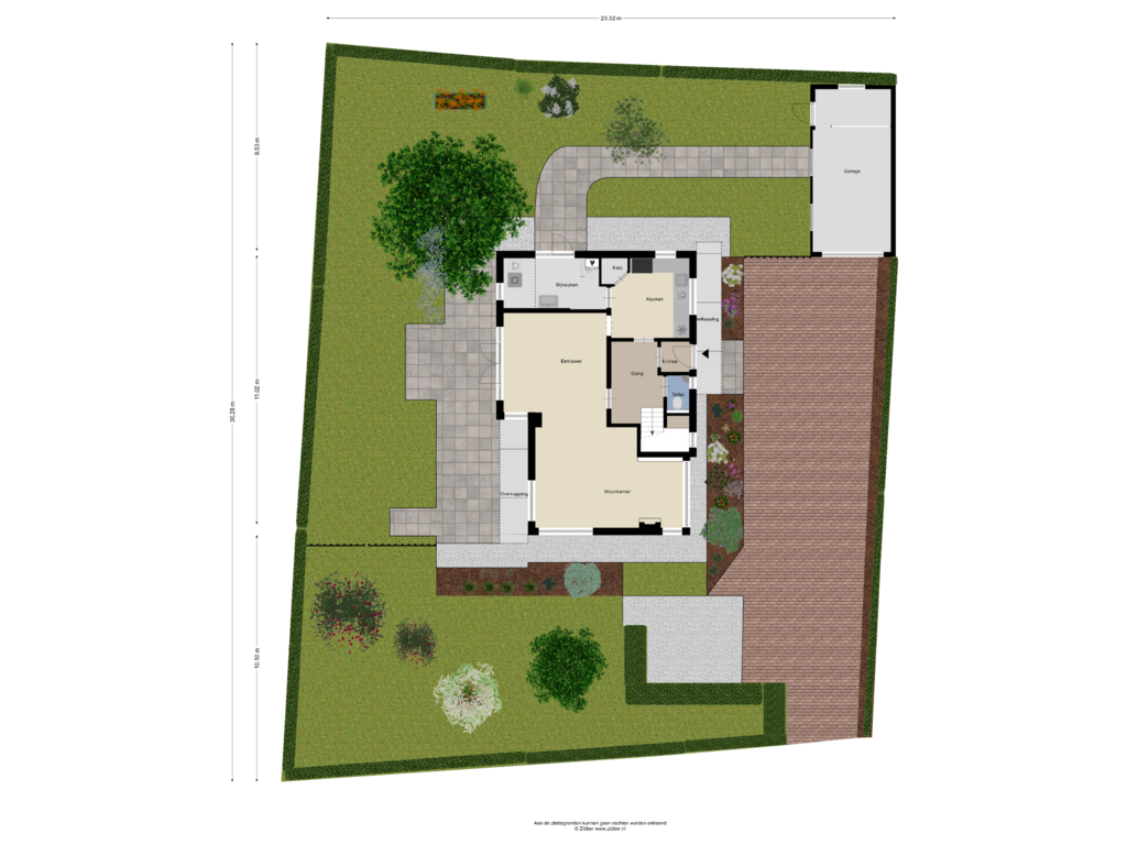 View floorplan of Begane Grond_tuin of Stationsweg 2