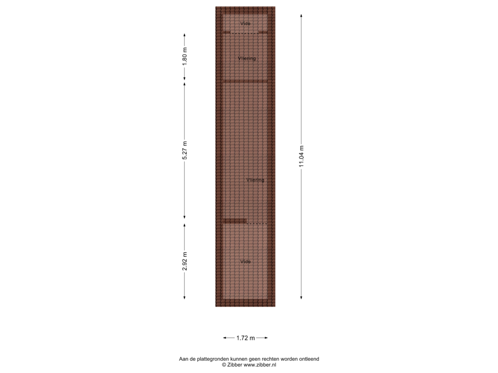 View floorplan of Vliering of Stationsweg 2