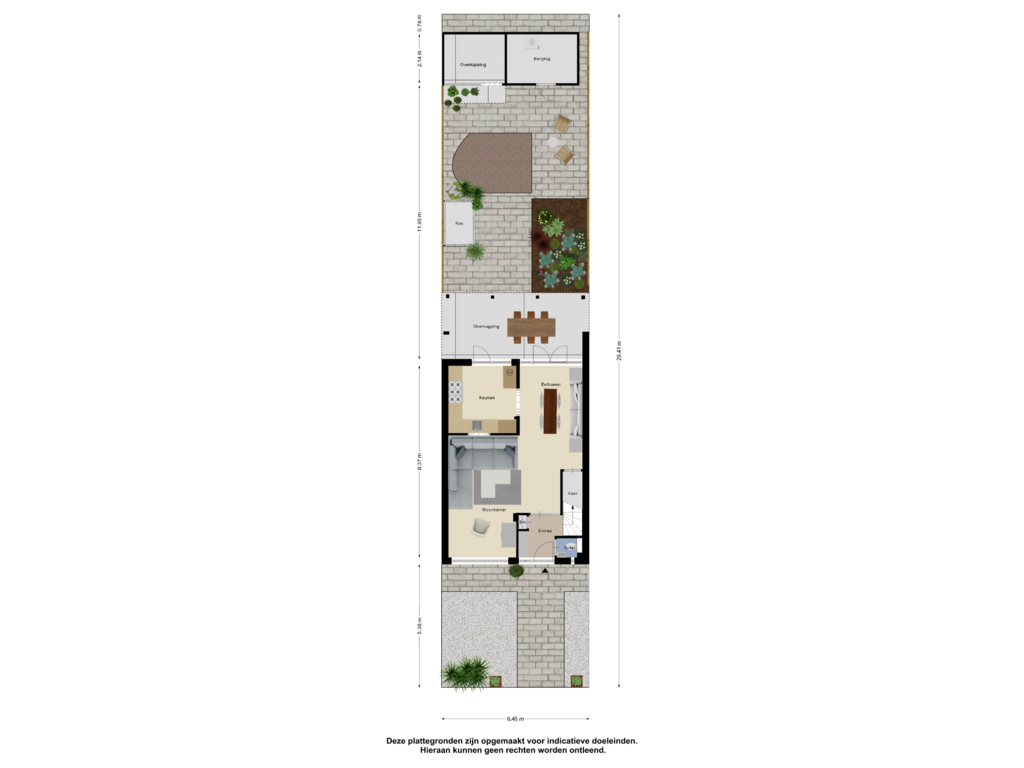 Bekijk plattegrond van Begane Grond Tuin van Ds. Martin Luther Kingweg 27