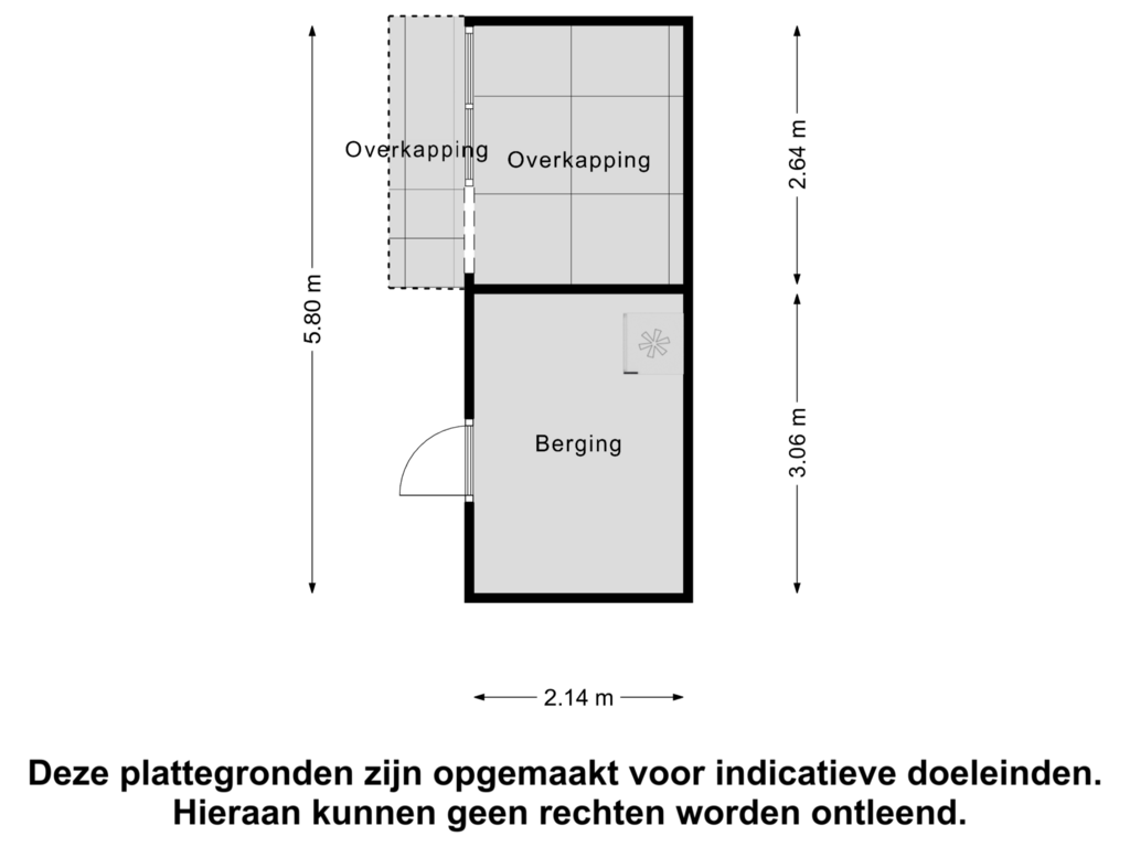 Bekijk plattegrond van Berging van Ds. Martin Luther Kingweg 27