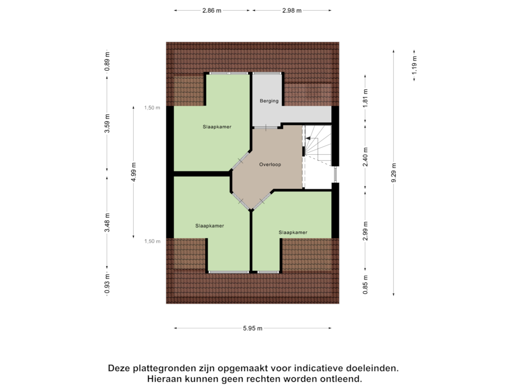 Bekijk plattegrond van Tweede Verdieping van Sint Jansbloem 11