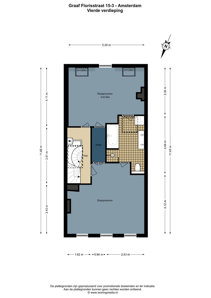 Foto 25 van Graaf Florisstraat 15-3