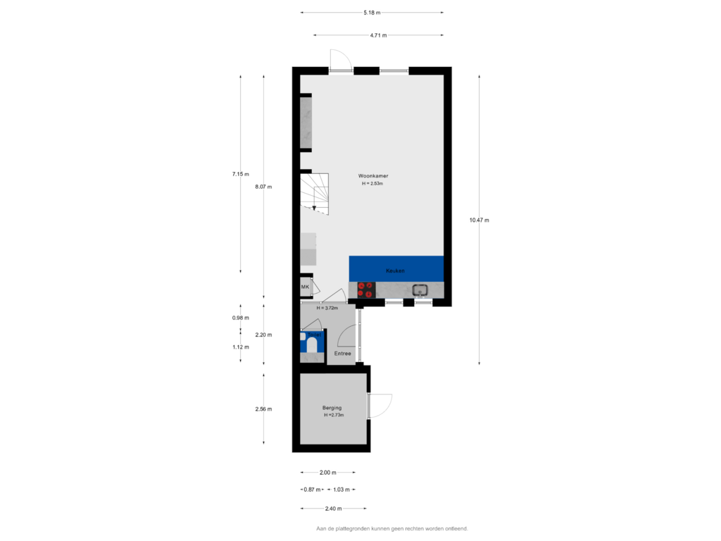 Bekijk plattegrond van Begane grond van Janswaal 68