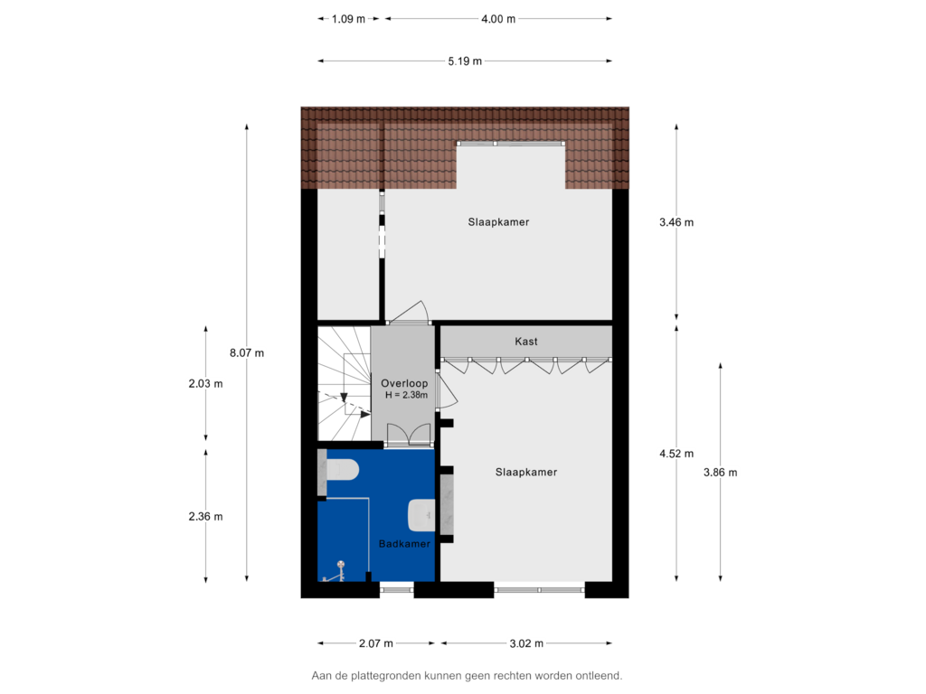 Bekijk plattegrond van 1e Verdieping van Janswaal 68