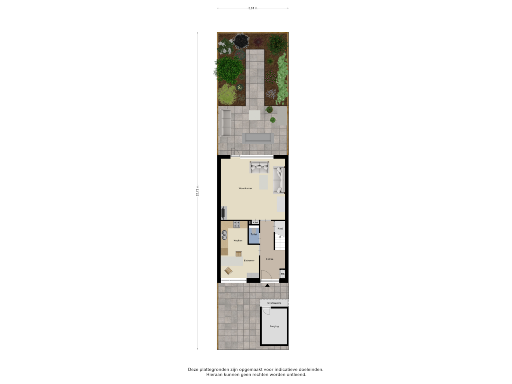 Bekijk plattegrond van Begane Grond Tuin van Bosrode 6