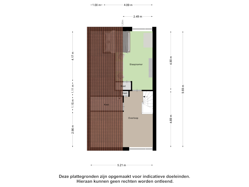 Bekijk plattegrond van Tweede Verdieping van Bosrode 6