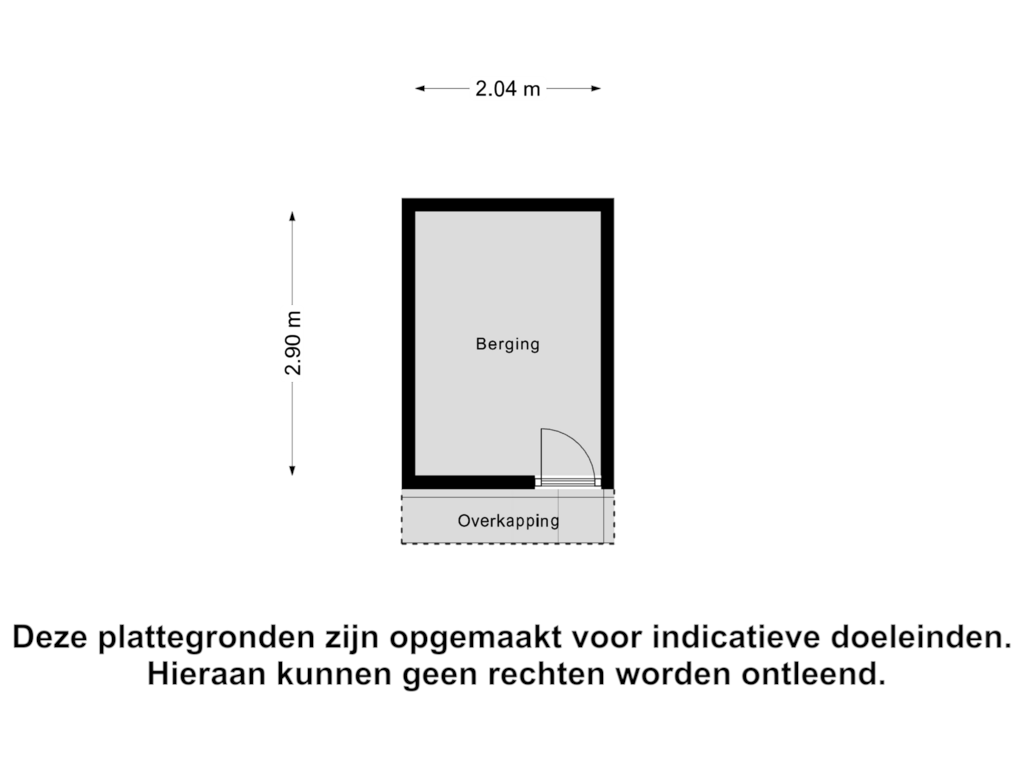 Bekijk plattegrond van Berging van Bosrode 6