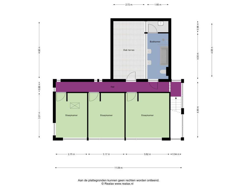 Bekijk plattegrond van Verdieping  1 van Engelse Schans 31