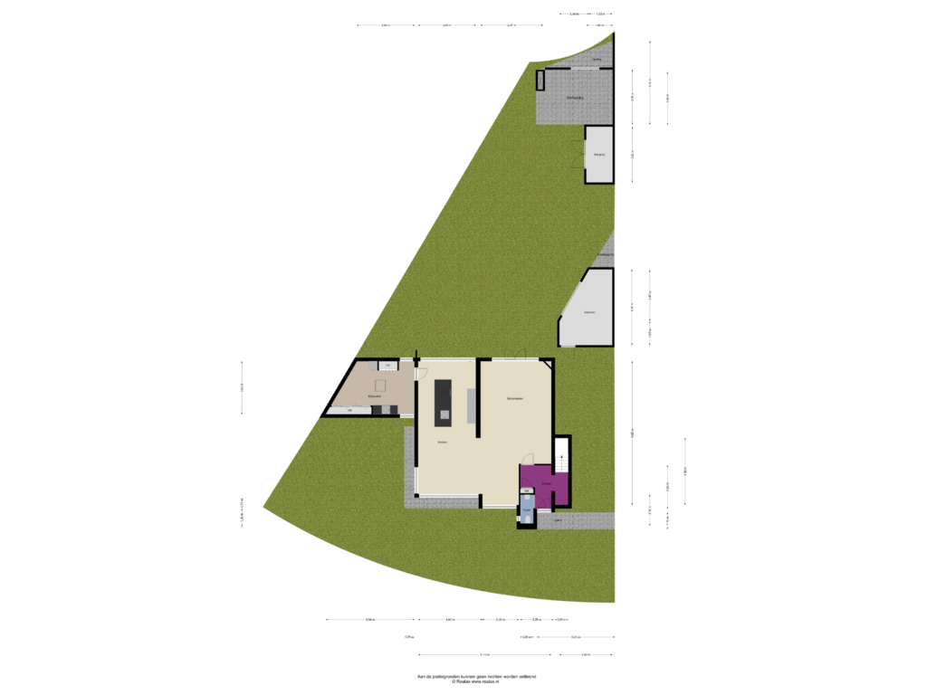 Bekijk plattegrond van Begane grond Tuin van Engelse Schans 31