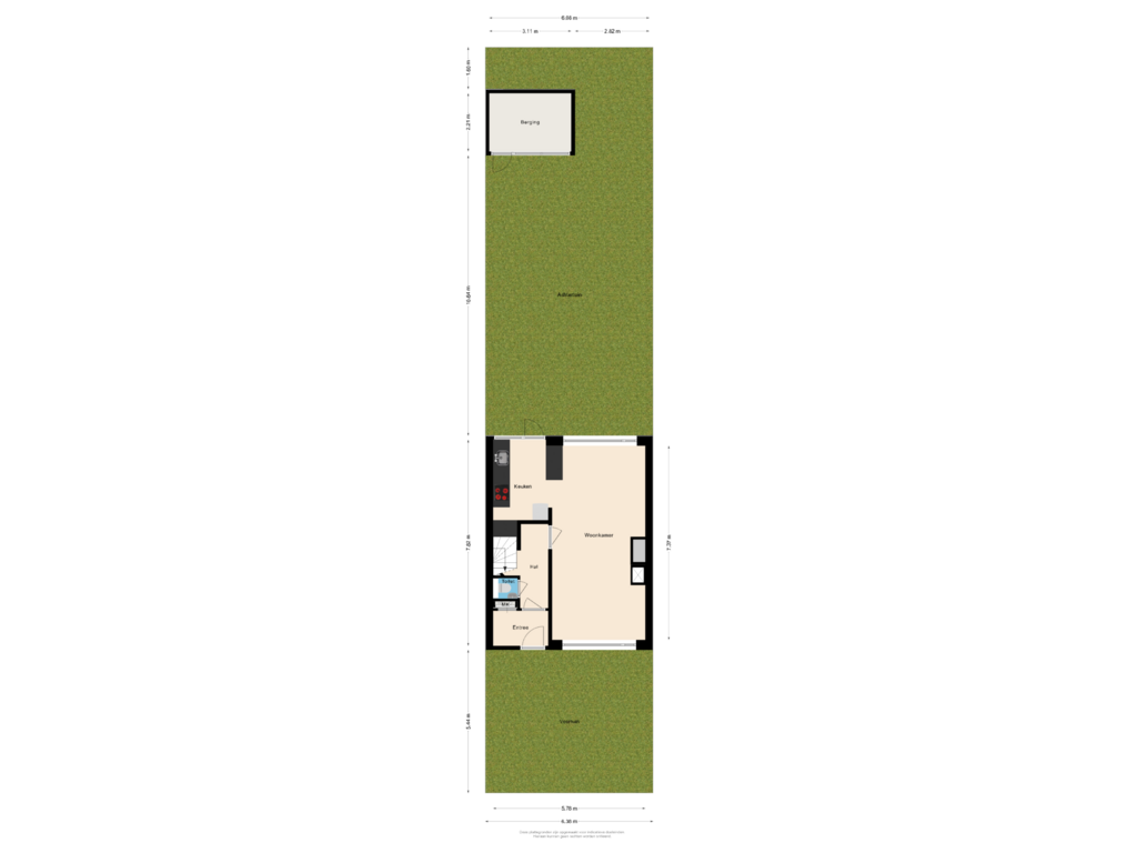 Bekijk plattegrond van Situatie van Ravelstraat 4