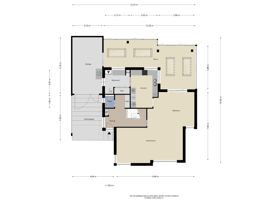 Bekijk plattegrond van Begane grond van Rijnstraat 30