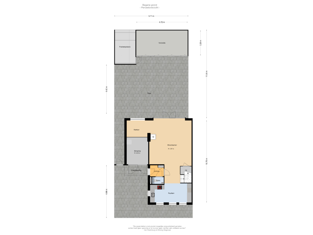 View floorplan of Tuin of Paaldijk 133