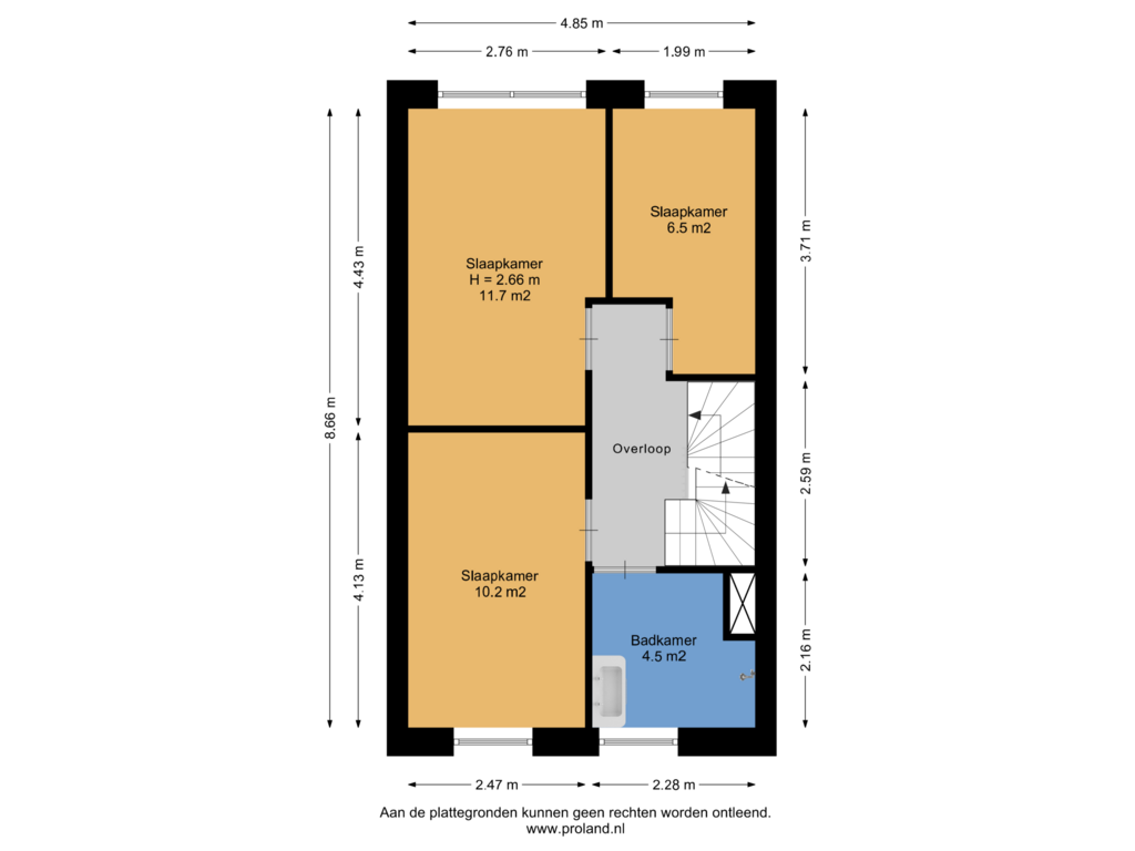 Bekijk plattegrond van 1e Verdieping van Valeriaan 3