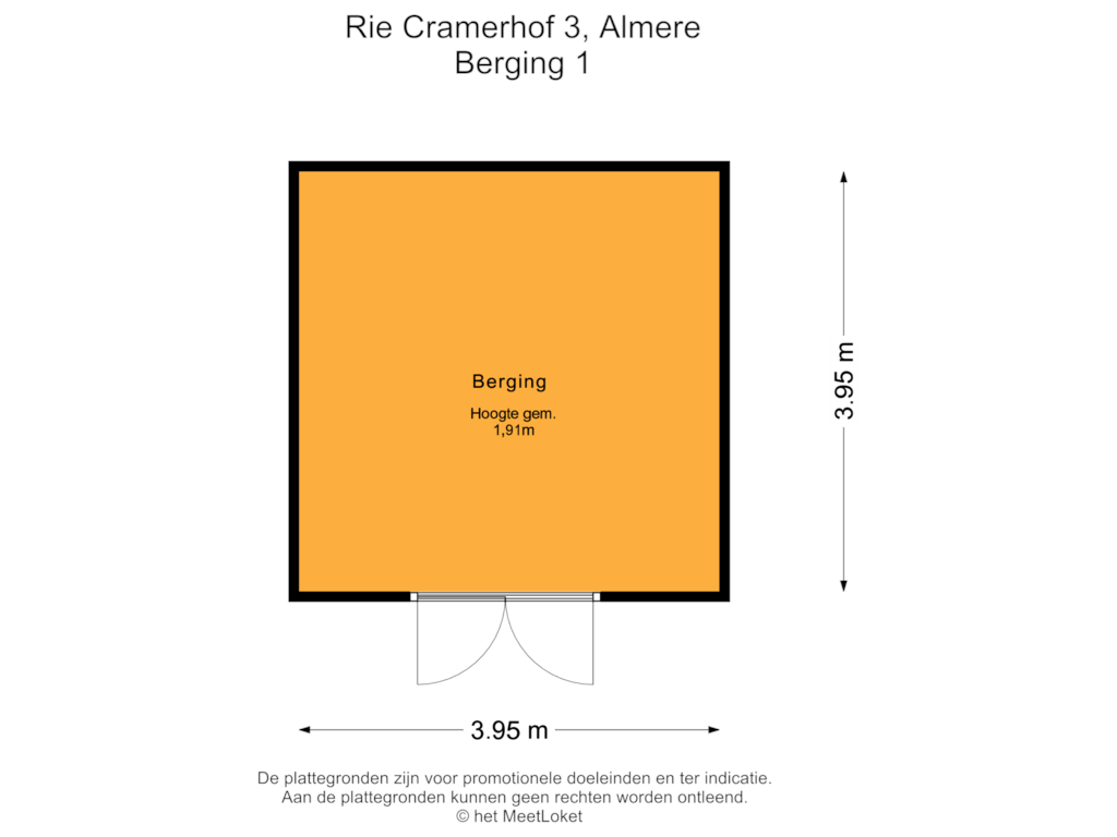 Bekijk plattegrond van Berging 1 van Rie Cramerhof 3