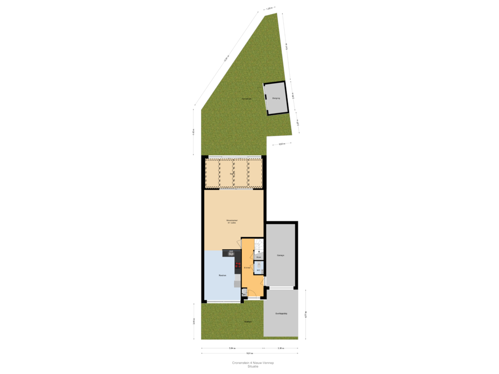 Bekijk plattegrond van Situatie van Cronenstein 4