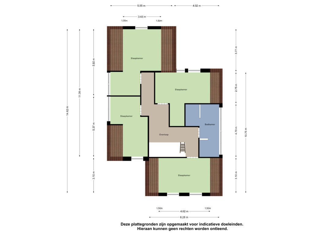 View floorplan of Ereste  Verdieping of Kleen-Esch 24