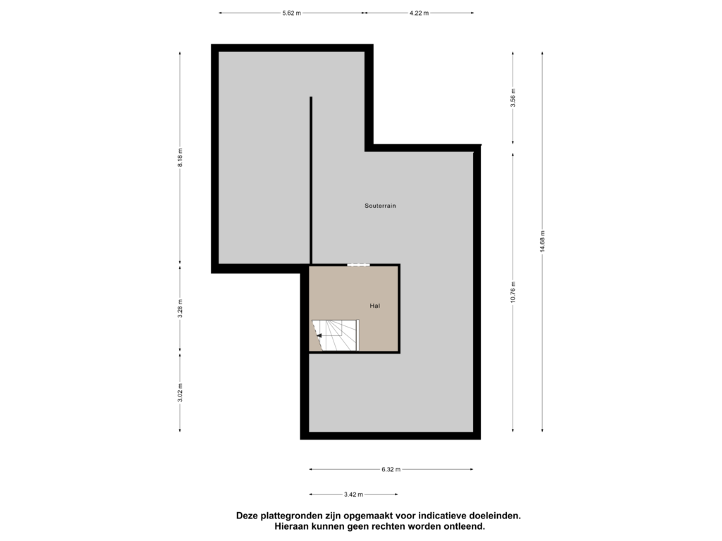 View floorplan of Souterrain of Kleen-Esch 24