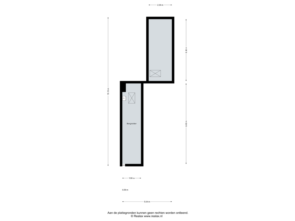 Bekijk plattegrond van Verdieping 2 van Spoorlaan 15