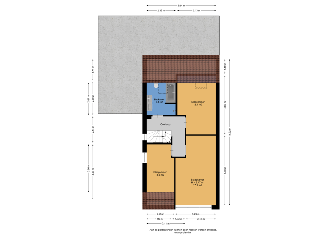 View floorplan of 1e Verdieping of Toermalijndreef 112