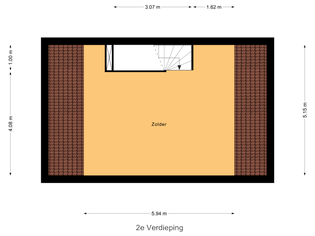 View floorplan of 2e Verdieping of Wijenburg 7