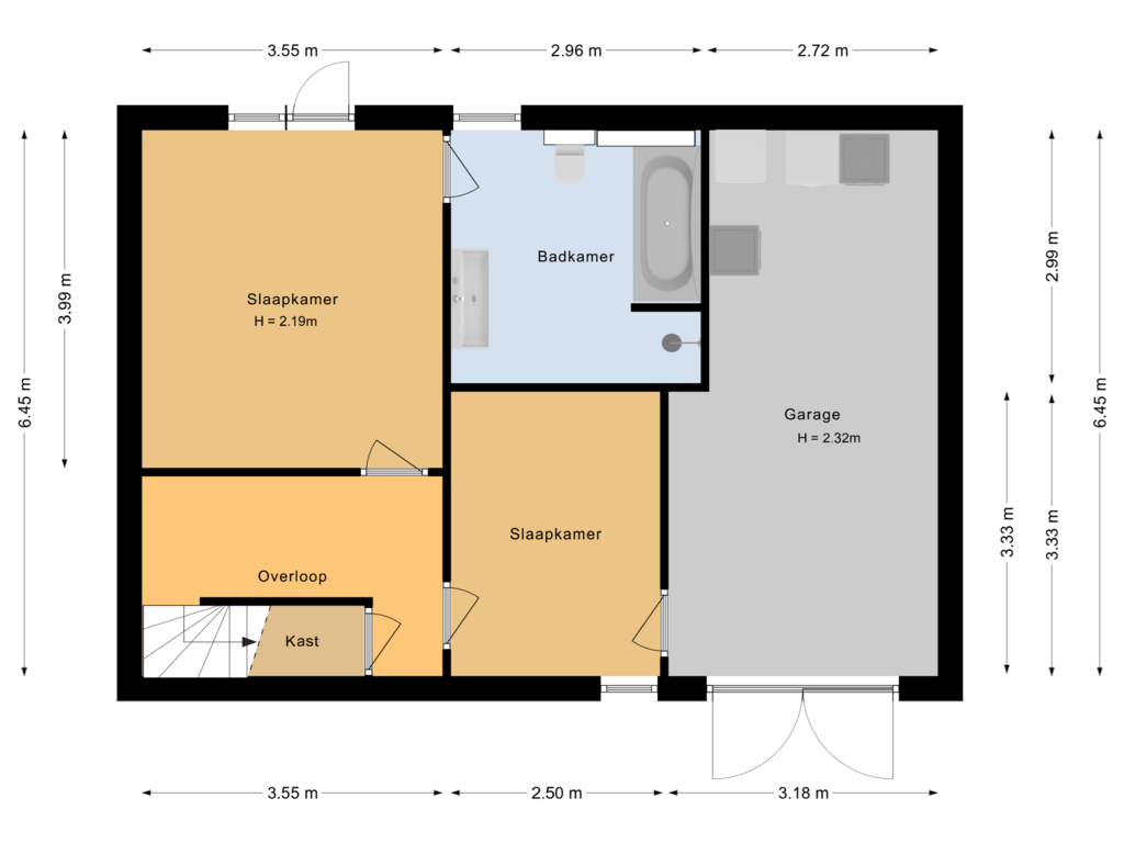 View floorplan of Souterrain of Hunnenweg 10-11