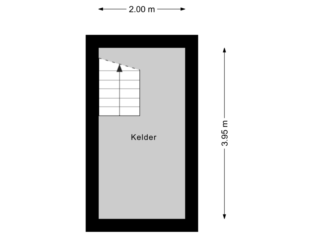 View floorplan of Kelder of Koolemans Beynenstraat 84