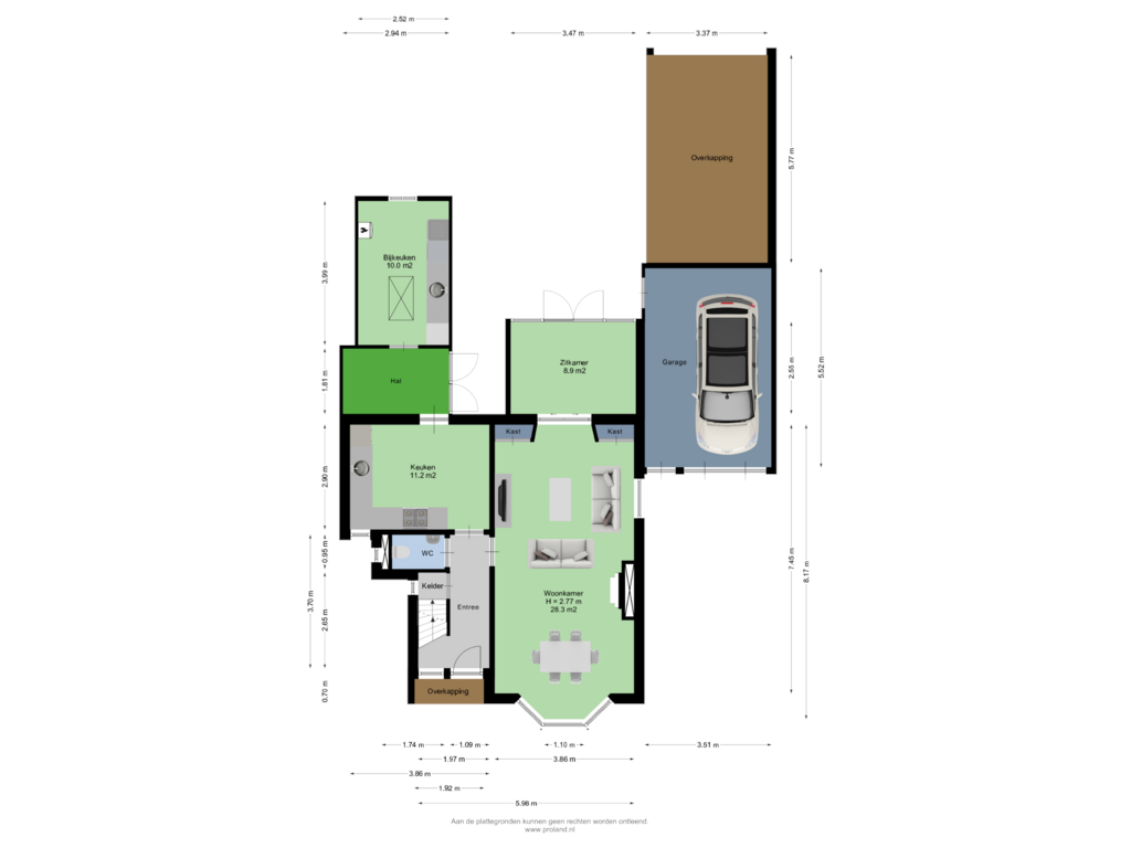 Bekijk plattegrond van Begane Grond van Tulpstraat 9