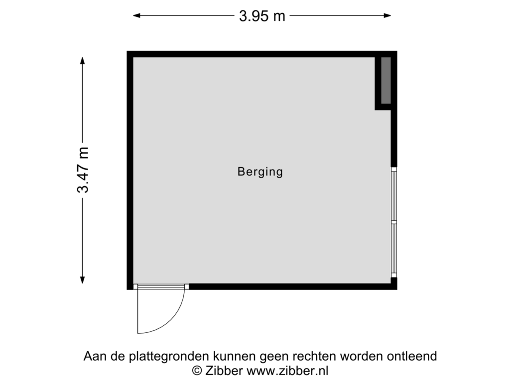 Bekijk plattegrond van Berging van Bezettingslaan 2