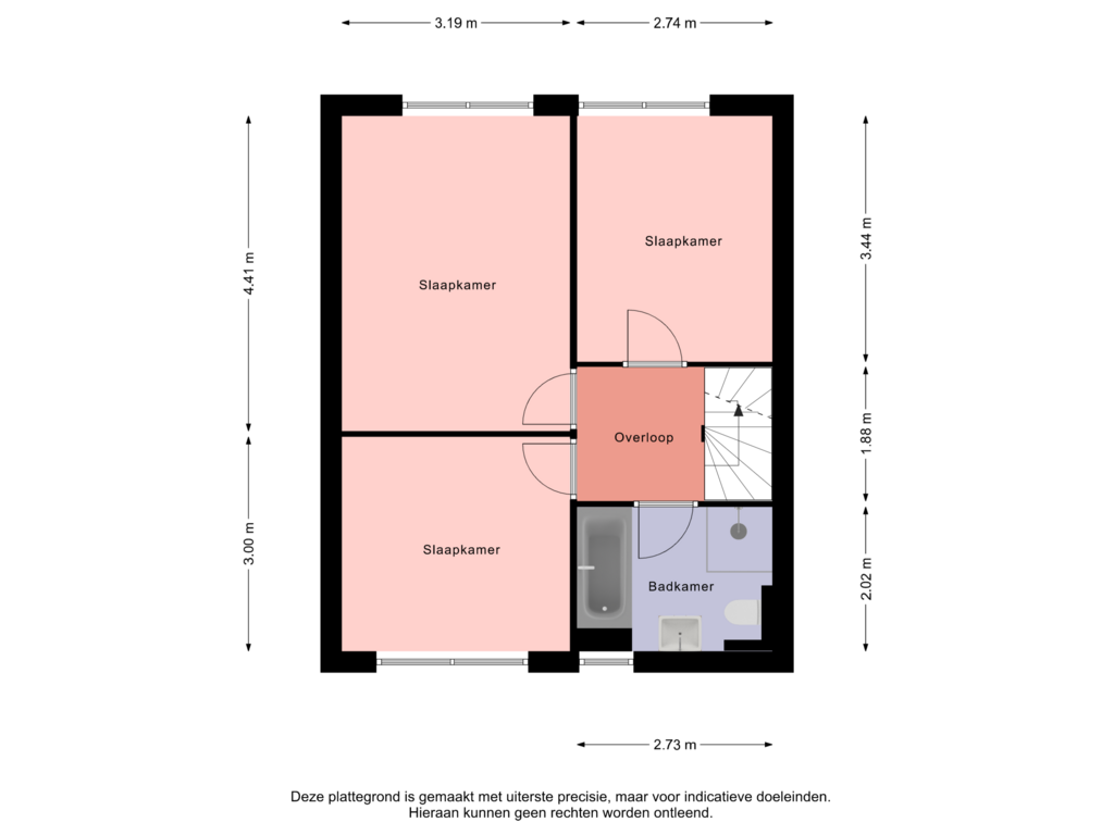 Bekijk plattegrond van 1e Verdieping van Biggekruid 14