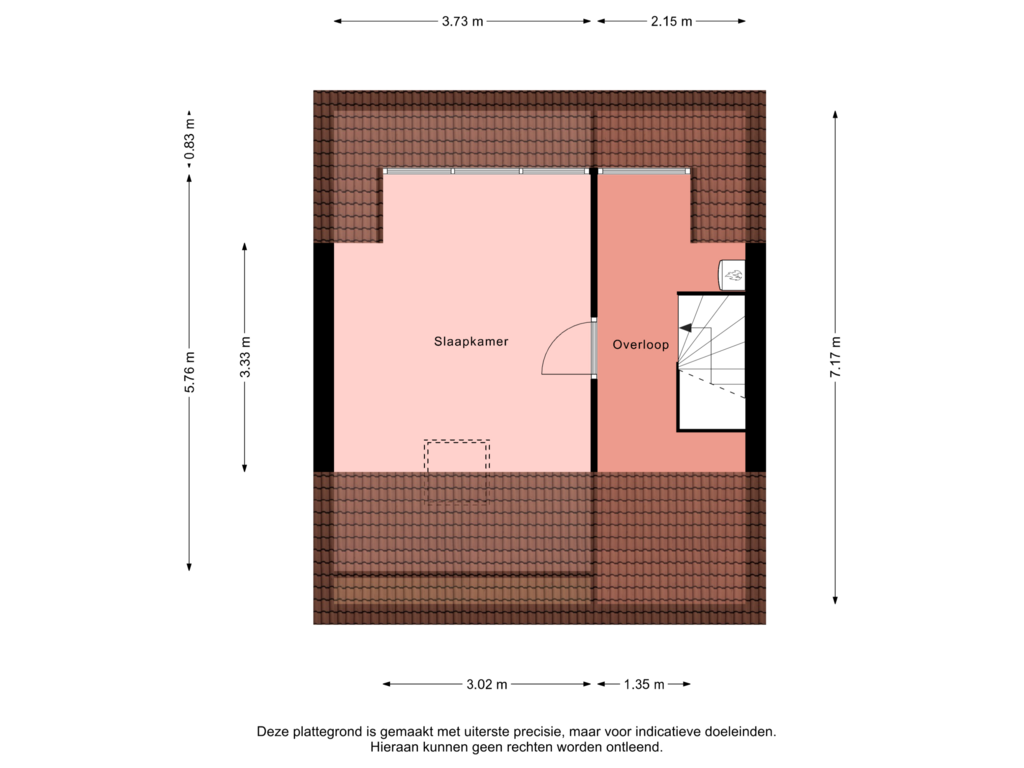 Bekijk plattegrond van 2e Verdieping van Biggekruid 14