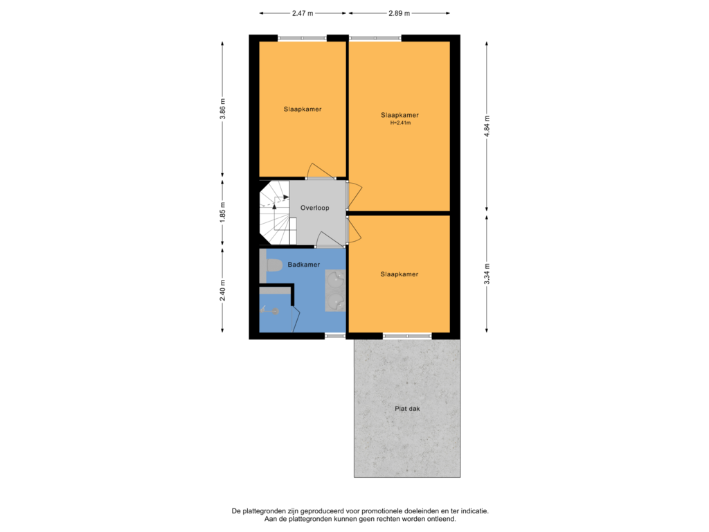 Bekijk plattegrond van 1e verdieping van Wantsnijdershoeve 3