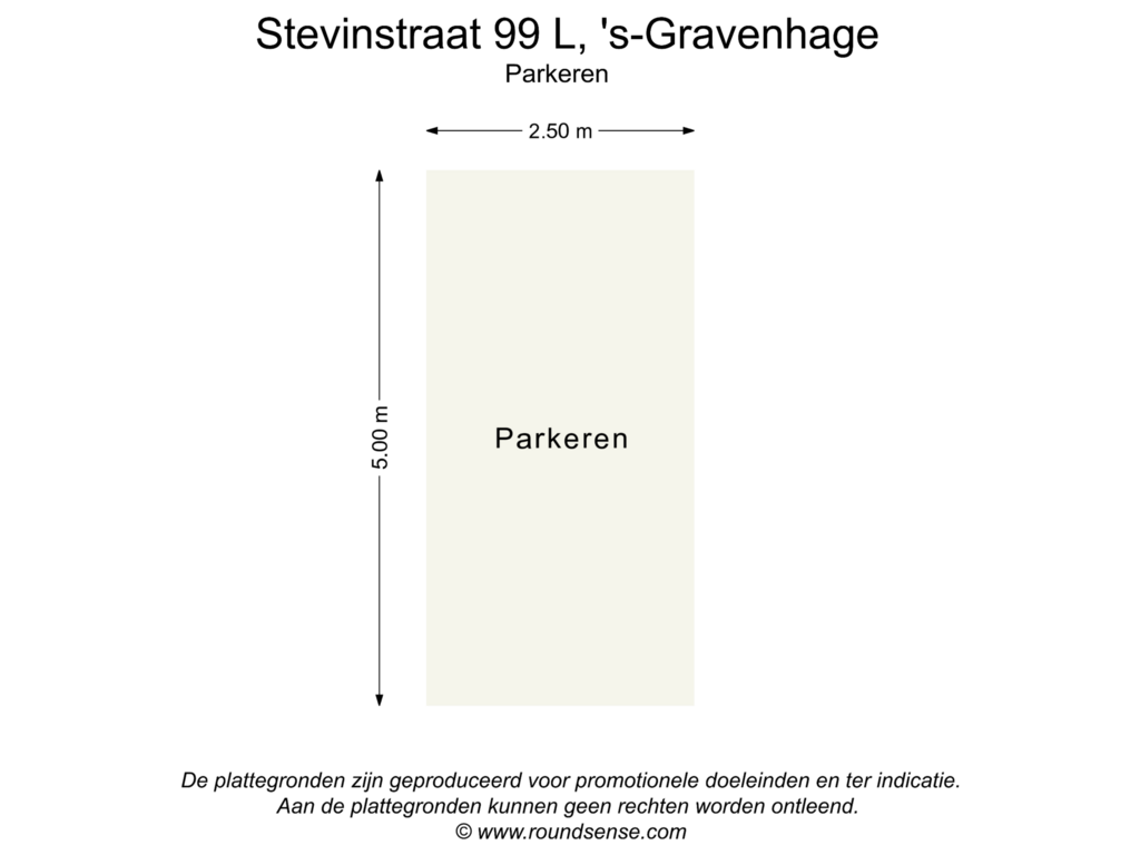 Bekijk plattegrond van Parkeren van Stevinstraat 99-L