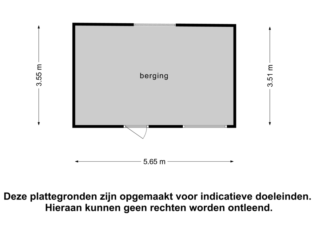 Bekijk plattegrond van Berging van De Doorn 50