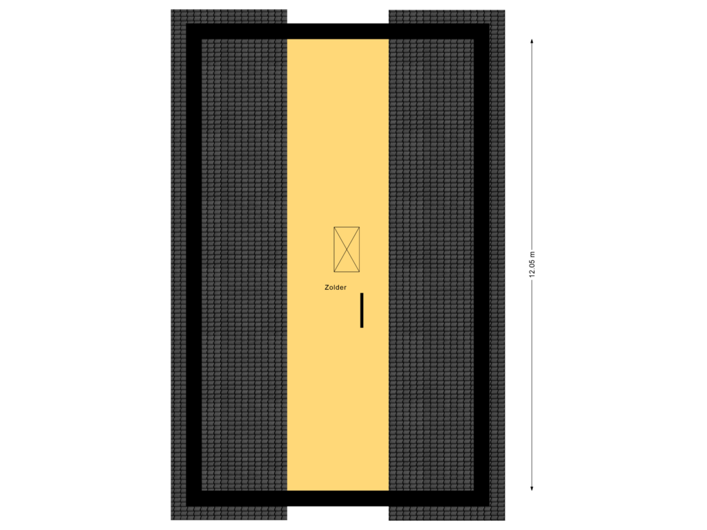 View floorplan of 2e Verdieping of Spinwiefien 13