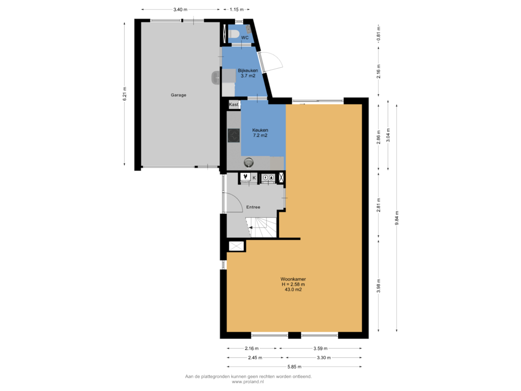 Bekijk plattegrond van Begane Grond van Schouw 13