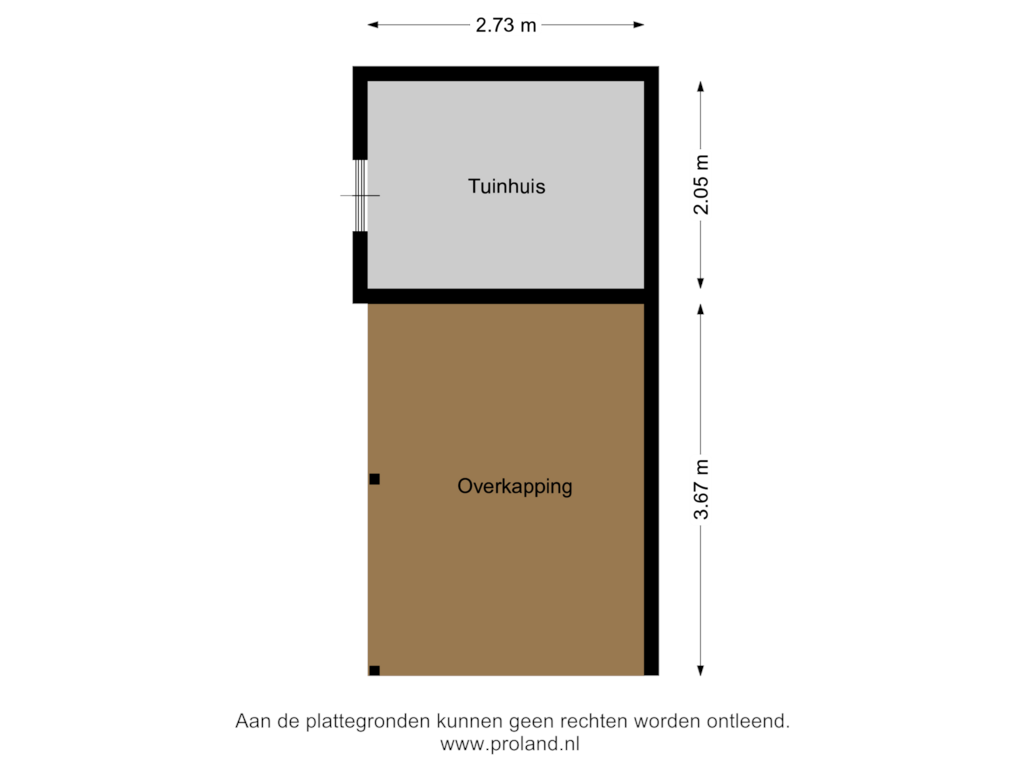 Bekijk plattegrond van Tuinhuis van Schouw 13