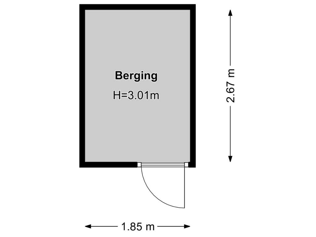 Bekijk plattegrond van Berging van Boegspriet 4